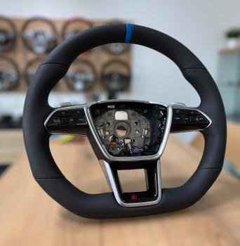 Preview: Audi A6 S6 RS6 A7 S7 RS7 4K C8 E-Tron GT Lenkrad neu beziehen